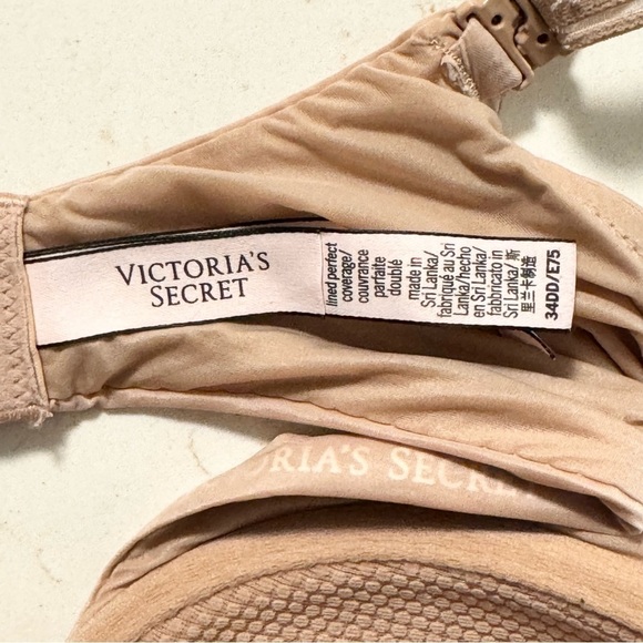Victorias Secret Nude Lined Perfect Coverage Bra 34DD - Picture 6 of 6